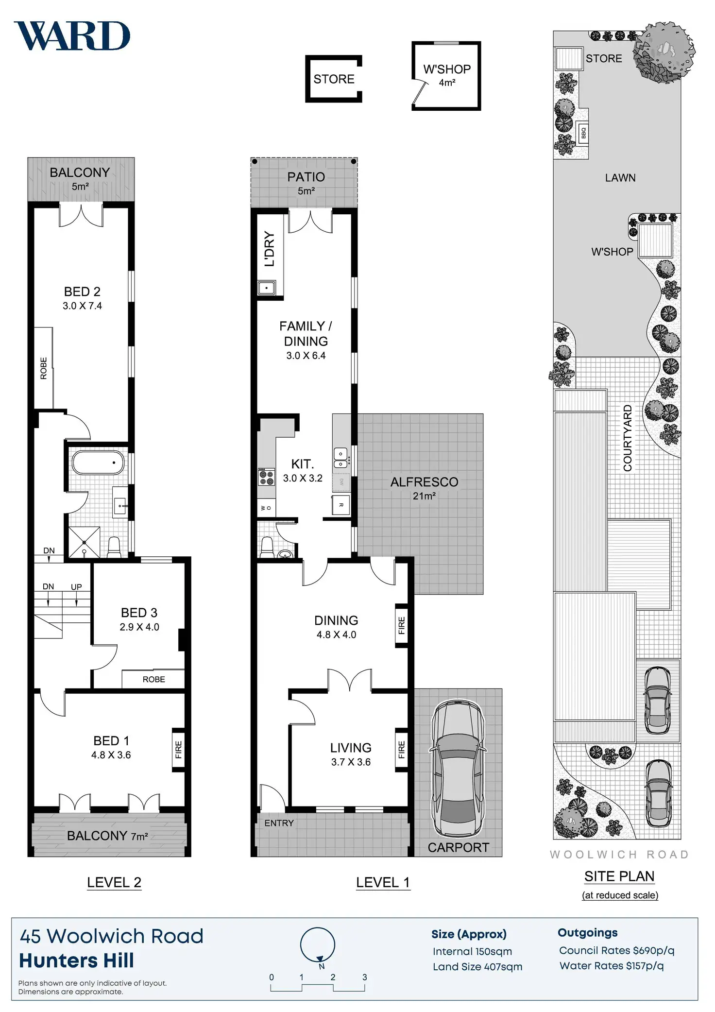 Sold House 45 Woolwich Road, Hunters Hill NSW 2110 Mar 18, 2023 Homely