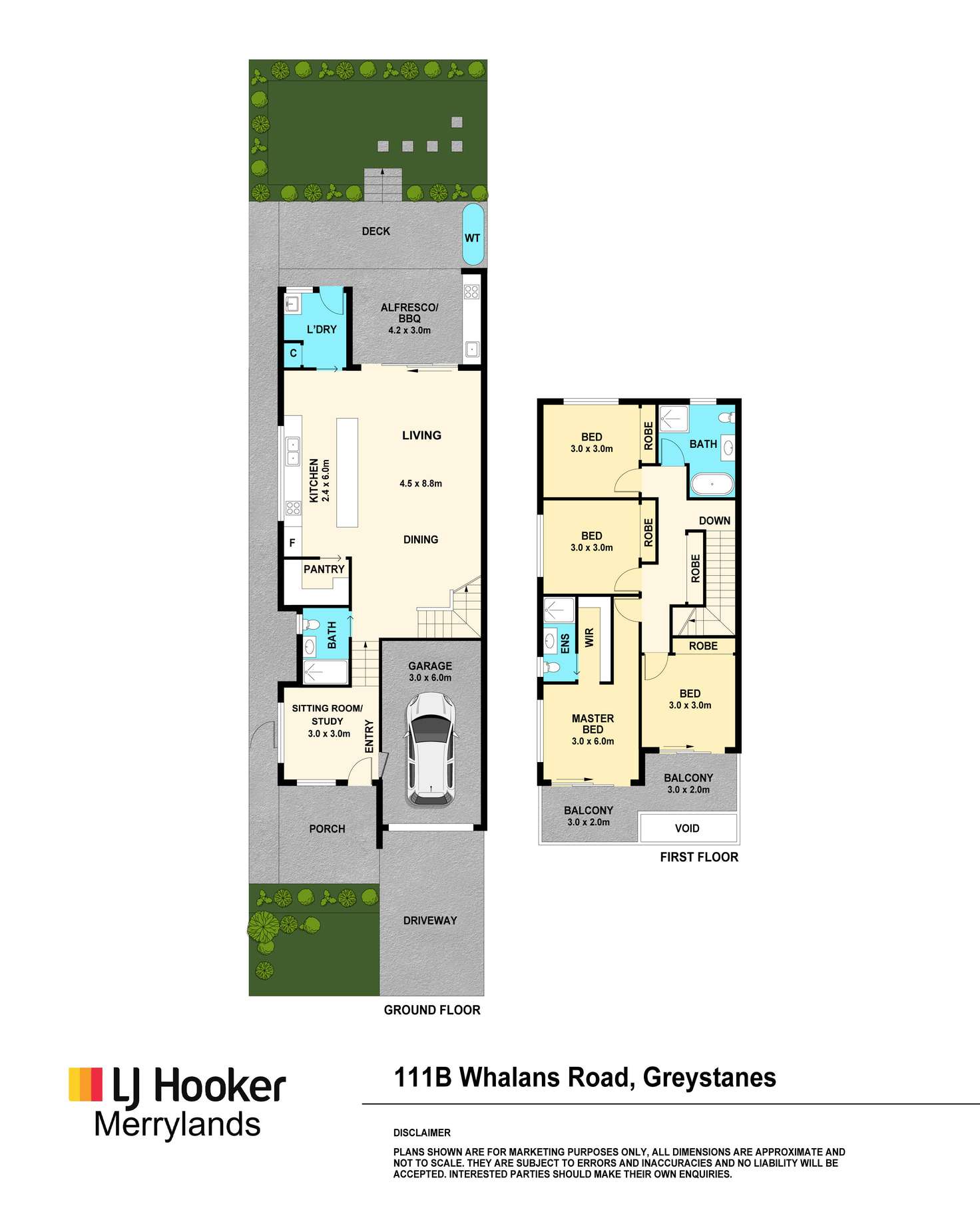 Floorplan of Homely house listing, 111b Whalans Road, Greystanes NSW 2145