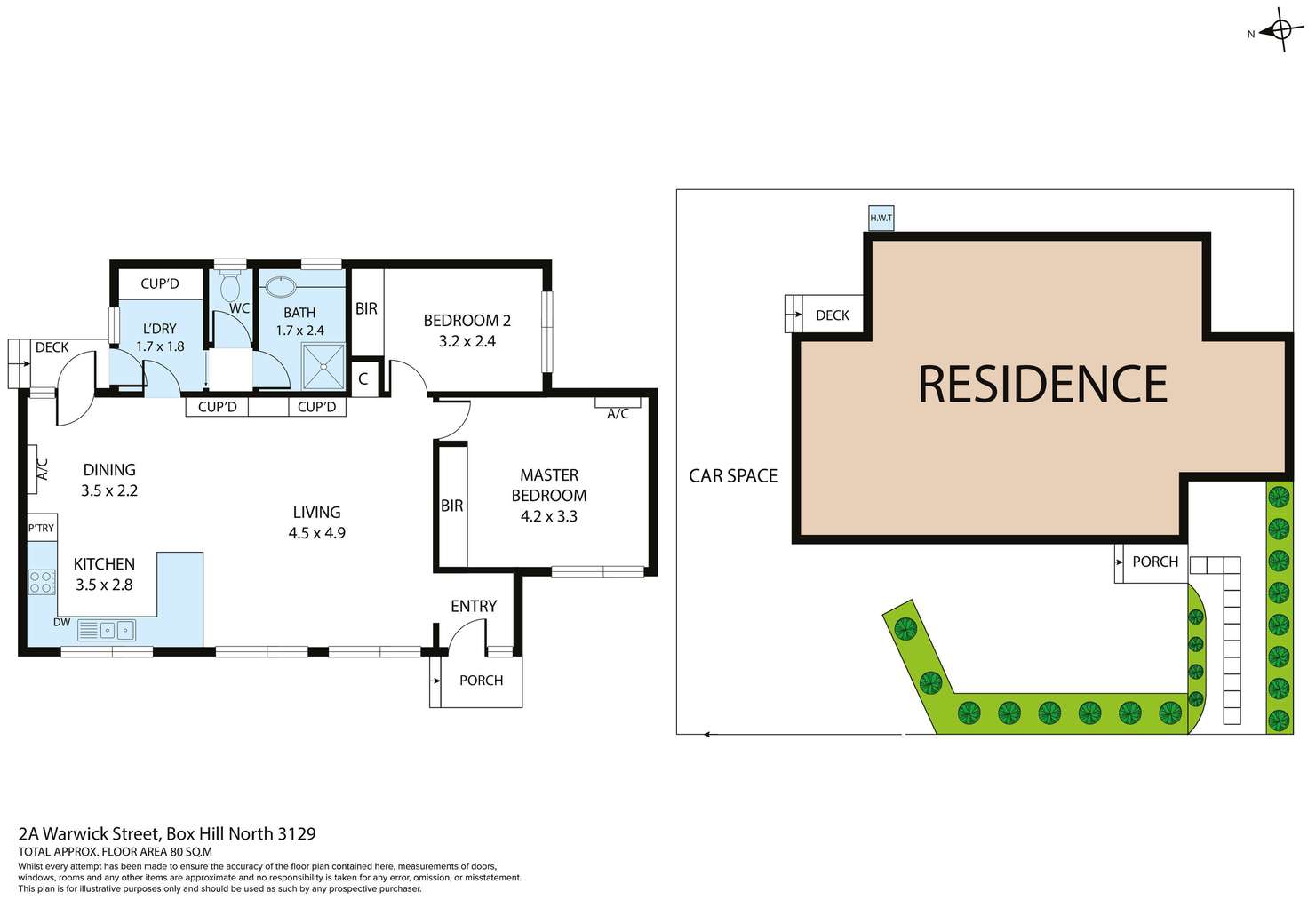 Floorplan of Homely house listing, 2A Warwick Street, Box Hill North VIC 3129