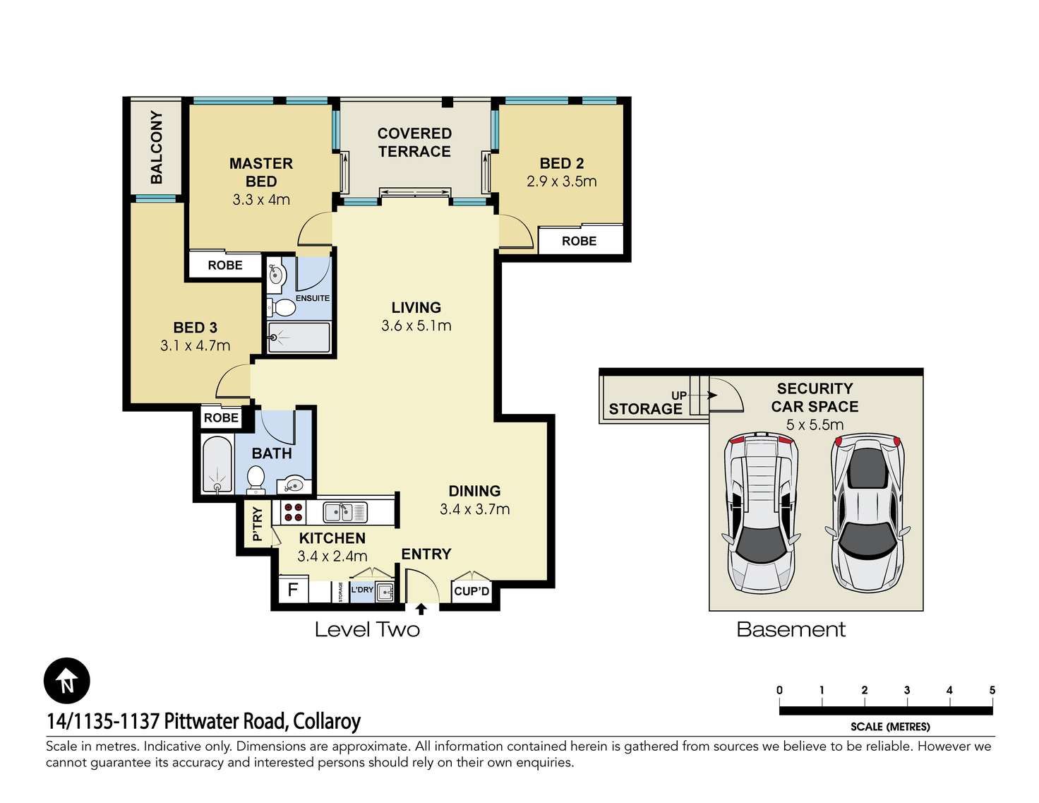 Floorplan of Homely apartment listing, 14/1135-1137 Pittwater Road, Collaroy NSW 2097