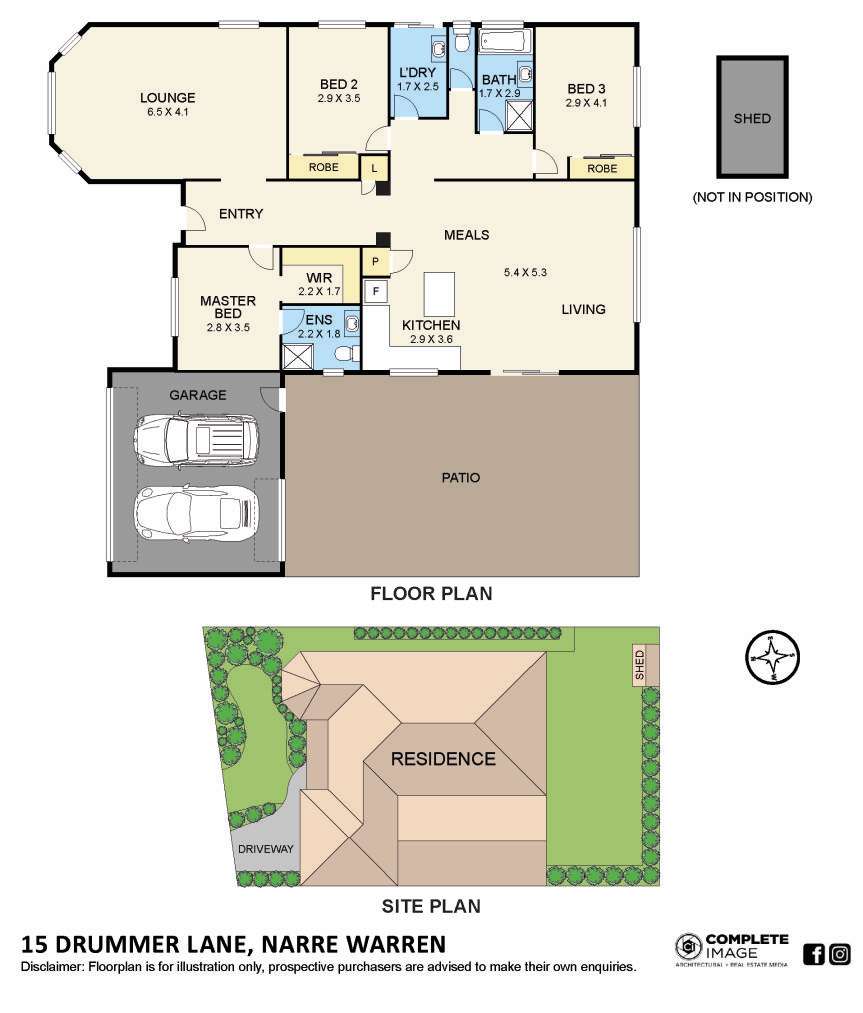 Floorplan of Homely house listing, 15 Drummer Lane, Narre Warren VIC 3805