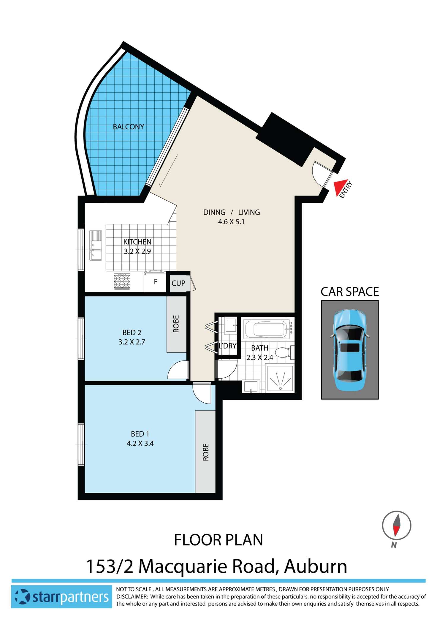 Floorplan of Homely unit listing, 153/2 Macquarie Road, Auburn NSW 2144