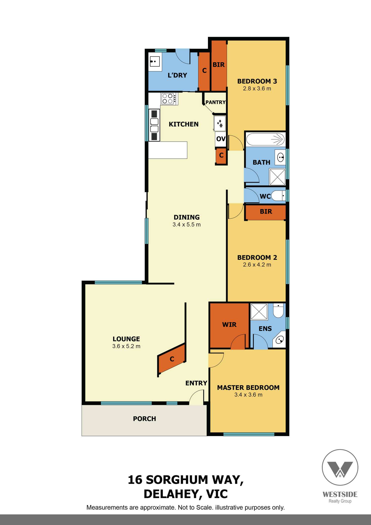 Floorplan of Homely house listing, 16 Sorghum Way, Delahey VIC 3037