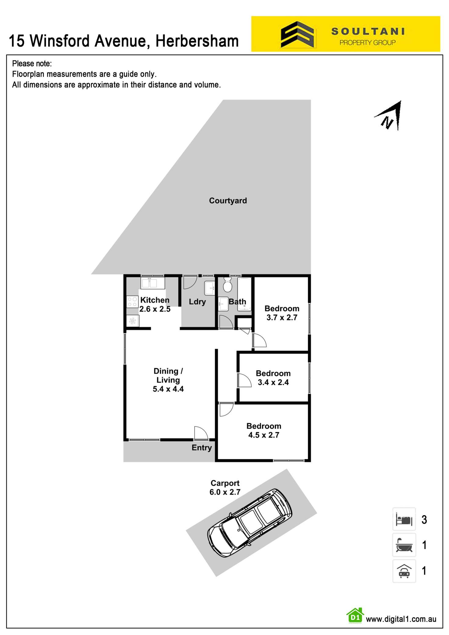 Floorplan of Homely house listing, 15 Winsford Avenue, Hebersham NSW 2770
