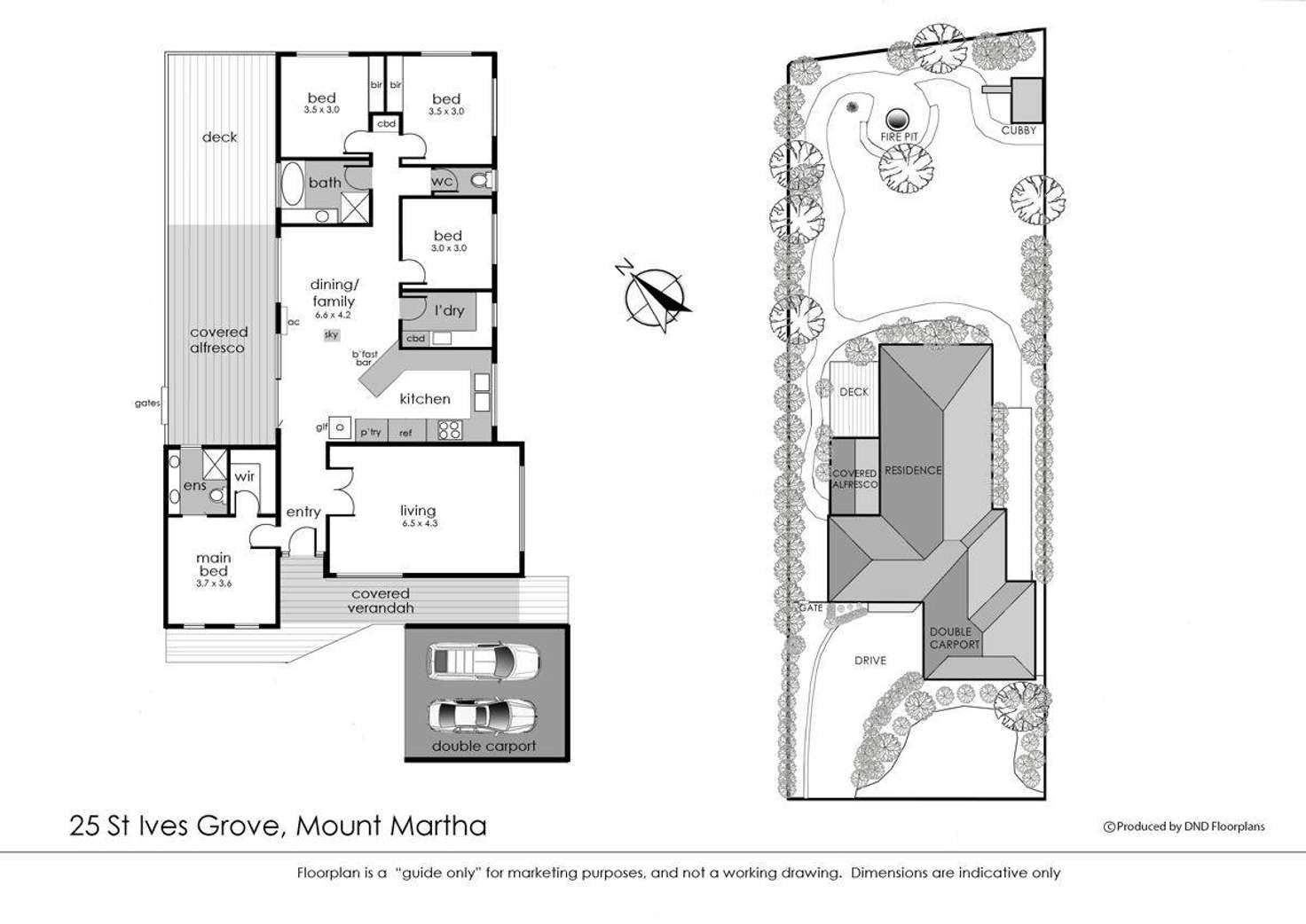 Floorplan of Homely house listing, 25 St Ives Grove, Mount Martha VIC 3934