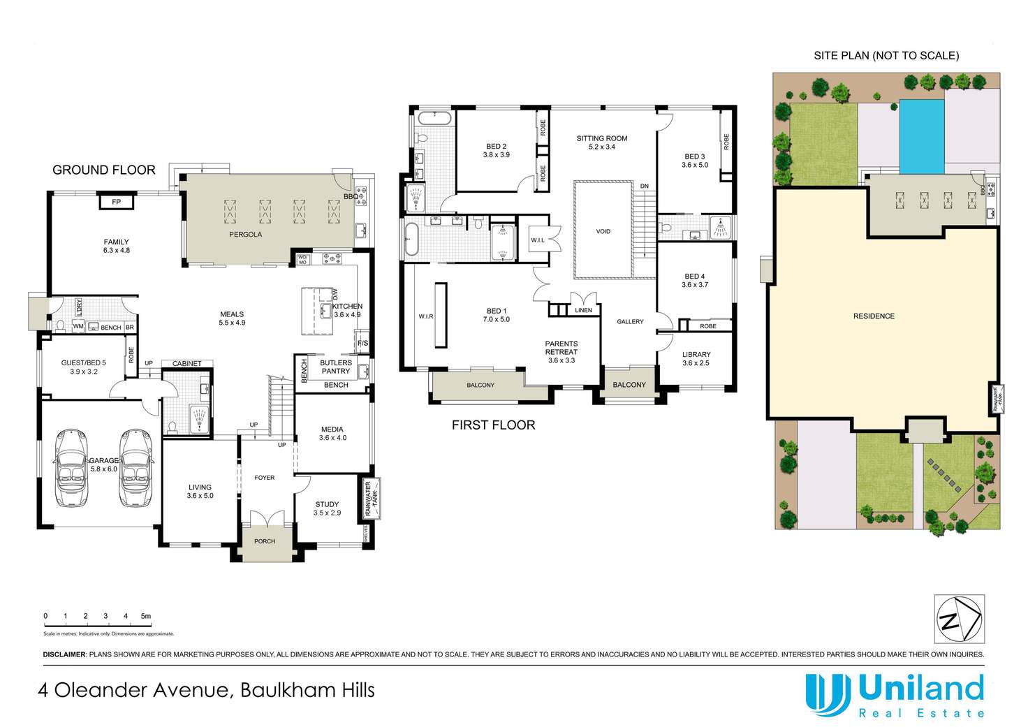 Floorplan of Homely house listing, 4 Oleander Avenue, Baulkham Hills NSW 2153