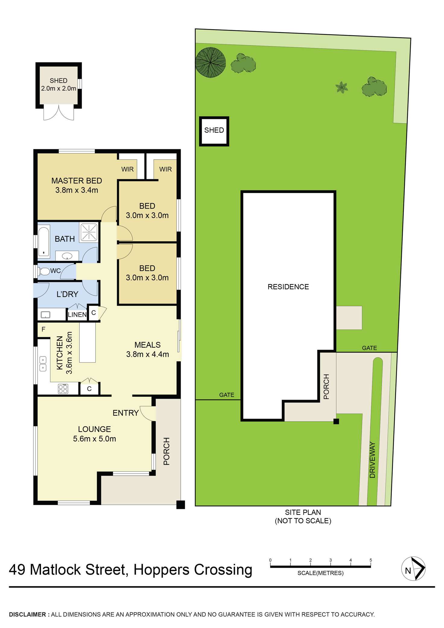 Floorplan of Homely house listing, 49 Matlock Street, Hoppers Crossing VIC 3029