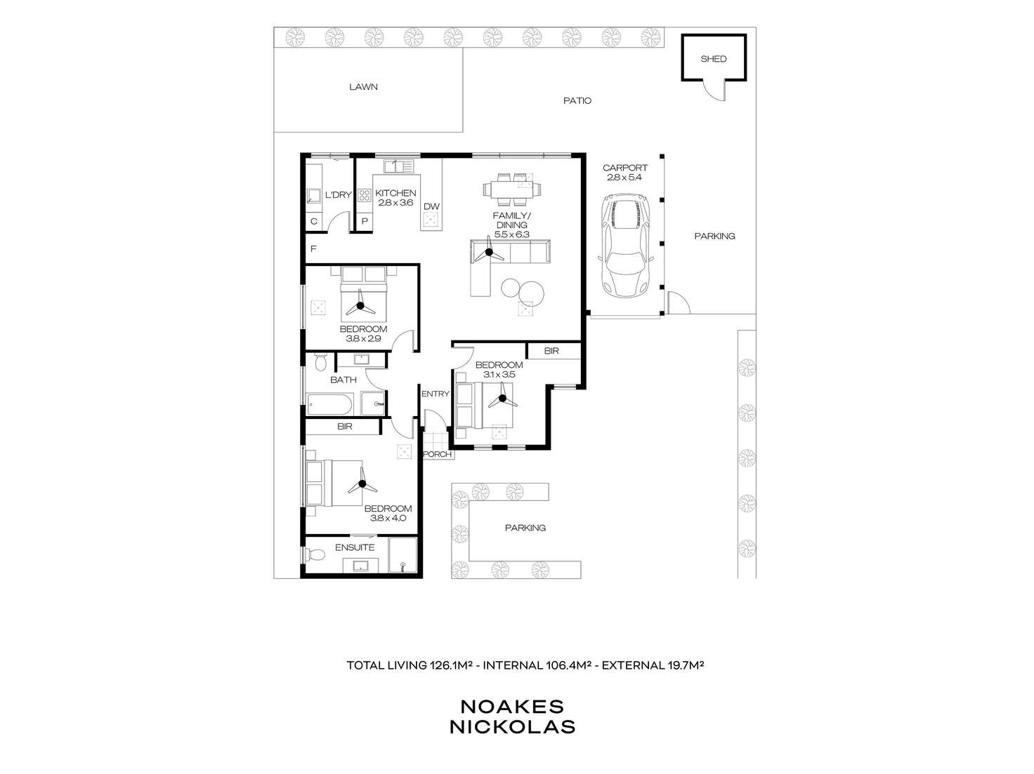 Floorplan of Homely house listing, 16A Montrose Avenue, Seaton SA 5023