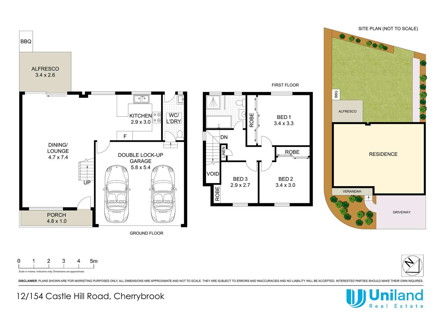 Floorplan of Homely townhouse listing, 12/154 Castle Hill Road, Cherrybrook NSW 2126