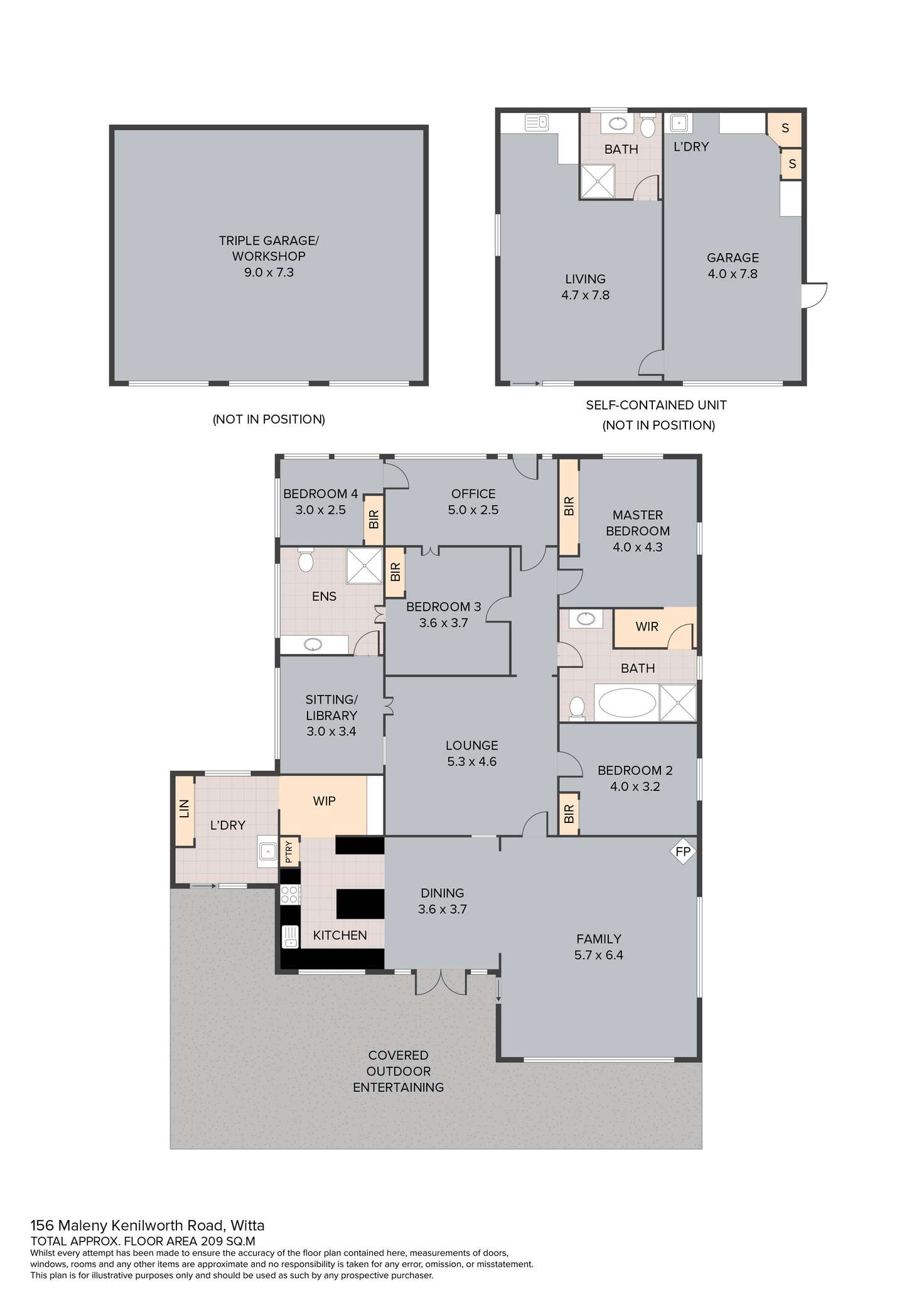 Floorplan of Homely house listing, 156 Maleny-Kenilworth Road, Witta QLD 4552