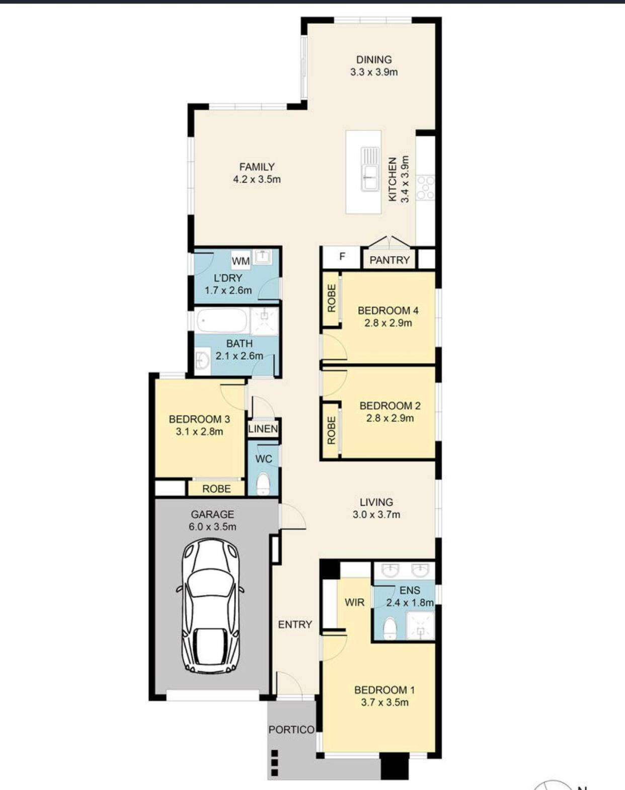 Floorplan of Homely house listing, 32 Galeras Street, Truganina VIC 3029