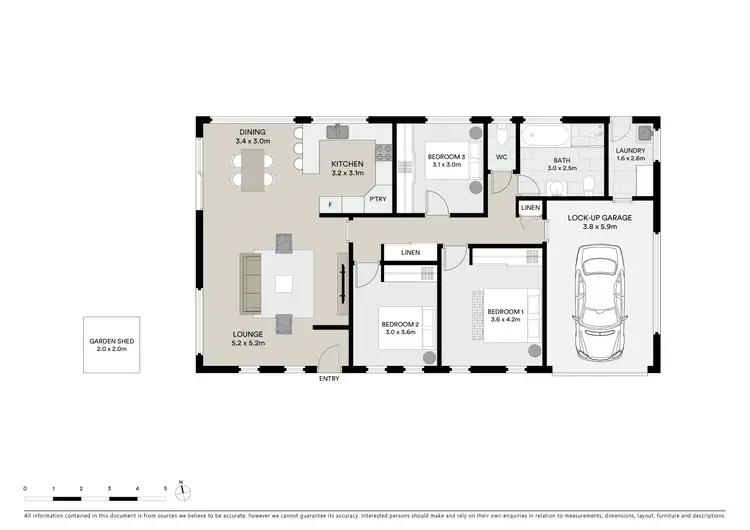 Floorplan of Homely unit listing, 2/16 St Andrews Drive, Devonport TAS 7310