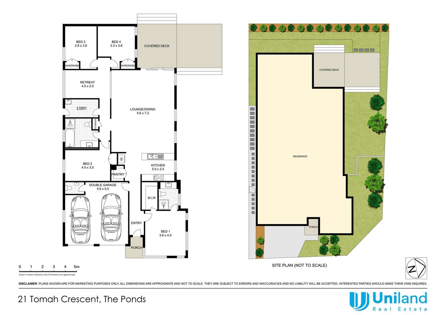 Floorplan of Homely house listing, 21 Tomah Crescent, The Ponds NSW 2769