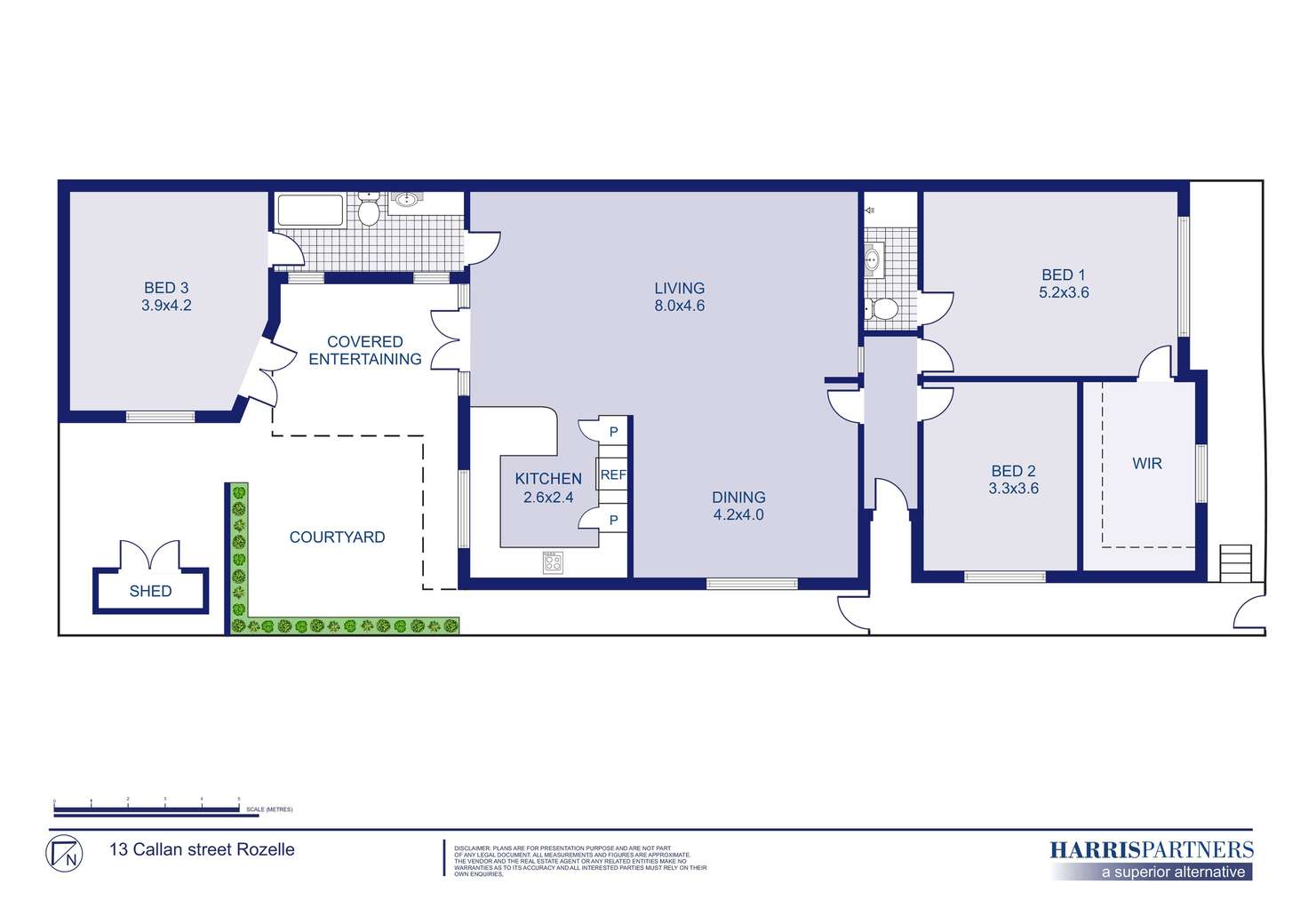 Floorplan of Homely house listing, 13 Callan Street, Rozelle NSW 2039