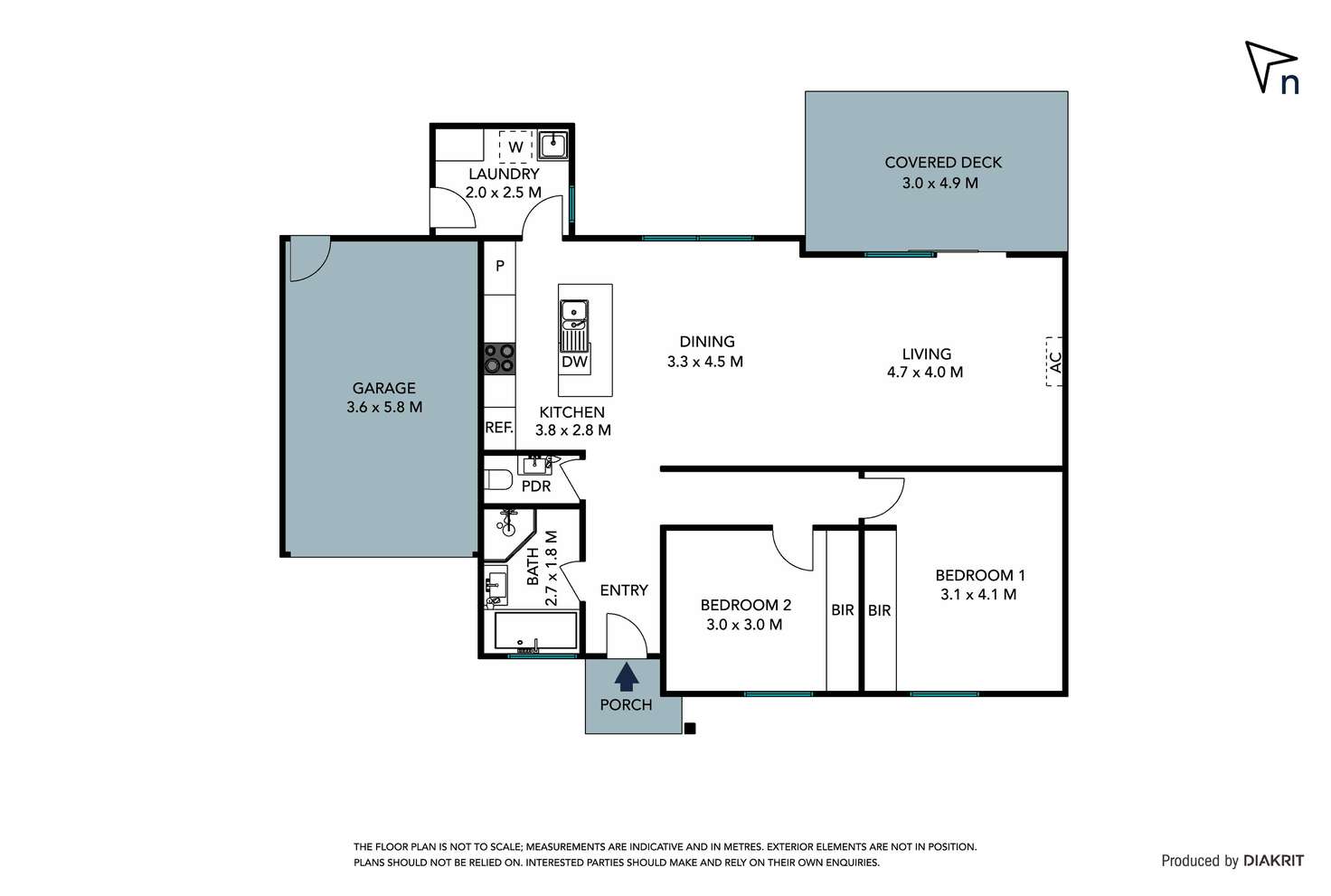 Floorplan of Homely unit listing, 64 Serenity Way, South Morang VIC 3752