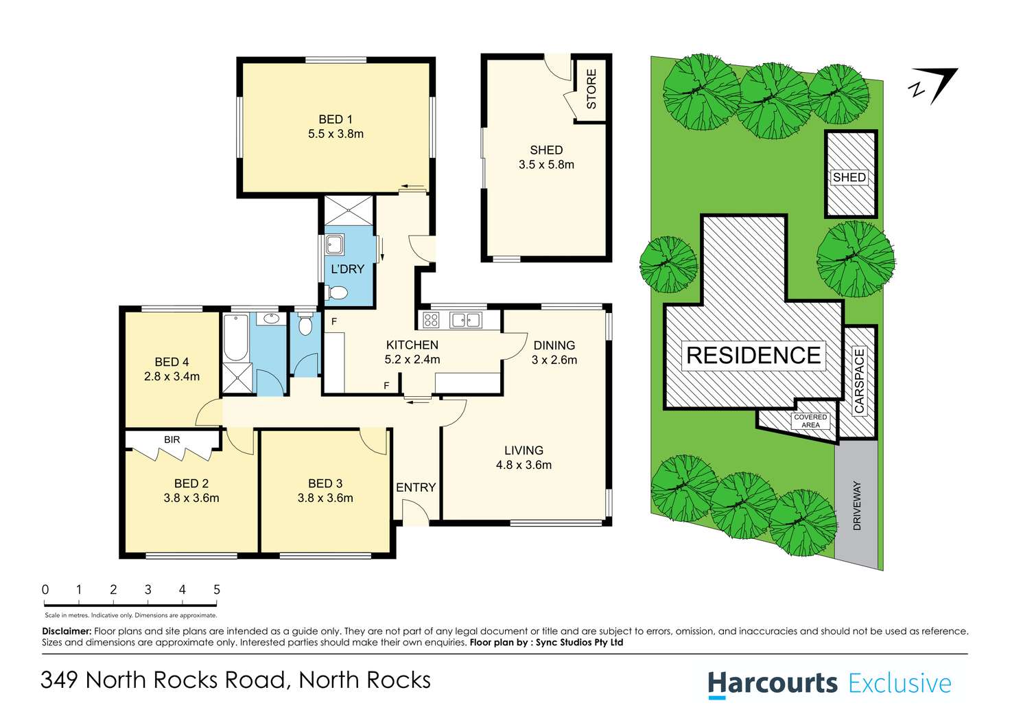 Floorplan of Homely house listing, 349 North Rocks Road, North Rocks NSW 2151