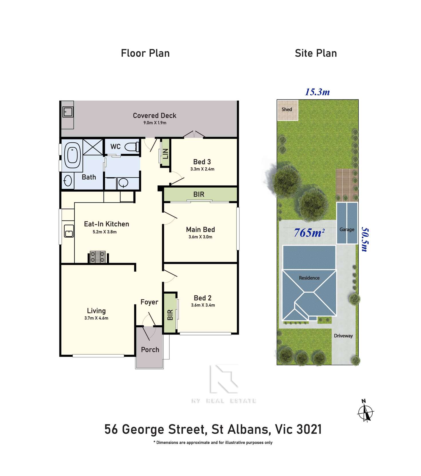 Floorplan of Homely house listing, 56 George Street, St Albans VIC 3021
