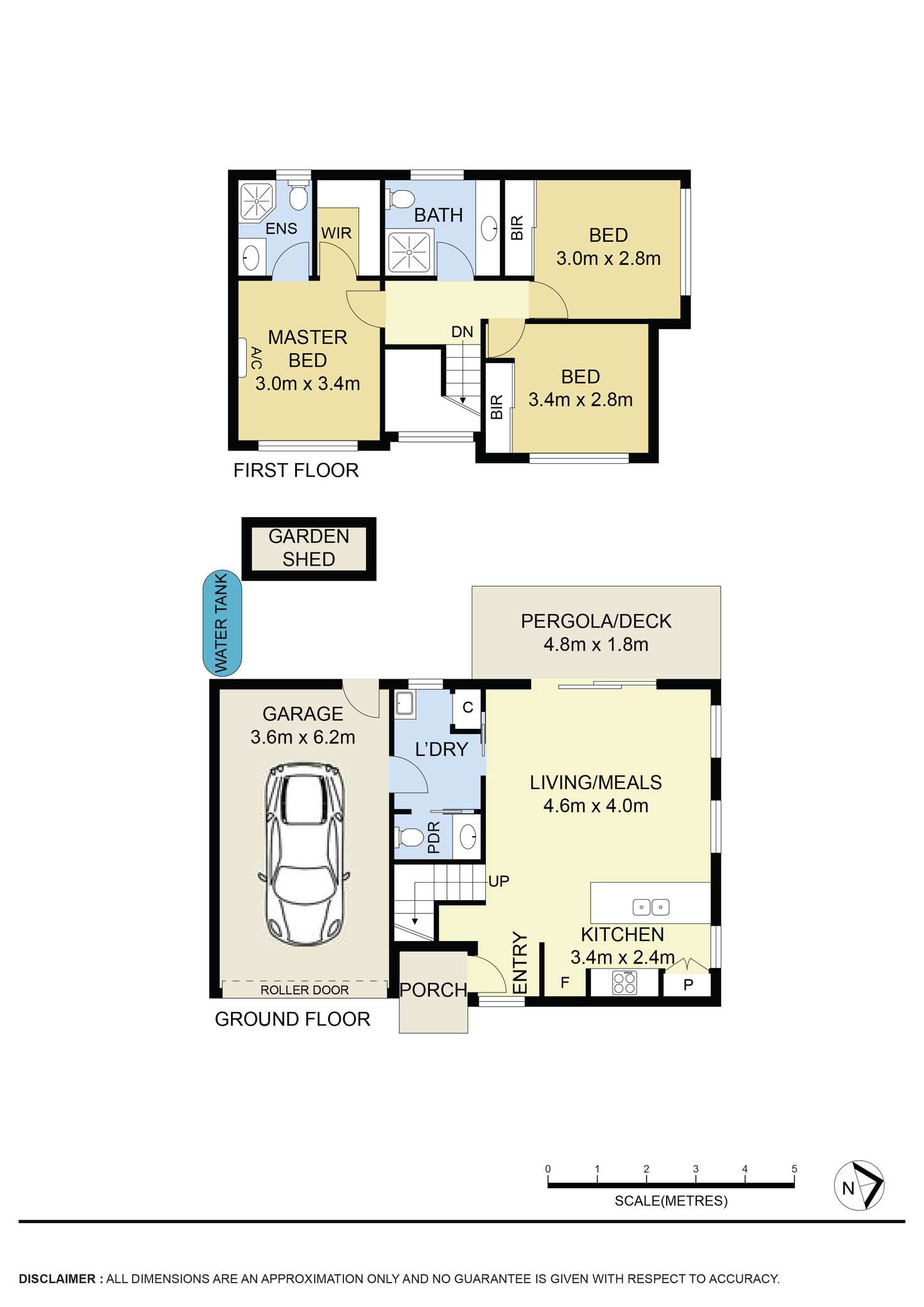 Floorplan of Homely townhouse listing, 4/5 Breadalbane Court, Sydenham VIC 3037
