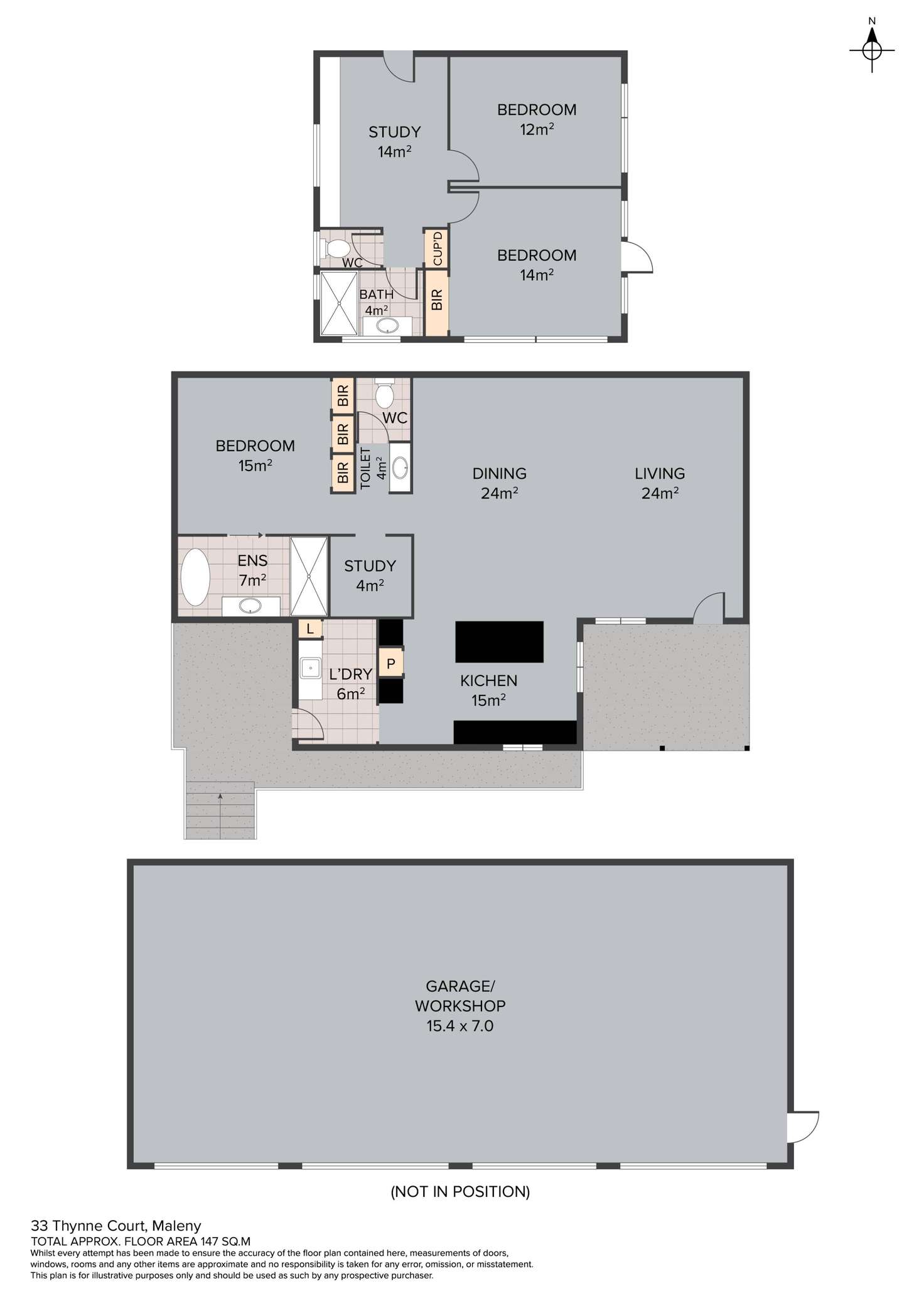 Floorplan of Homely house listing, 33 Thynne Court, Maleny QLD 4552