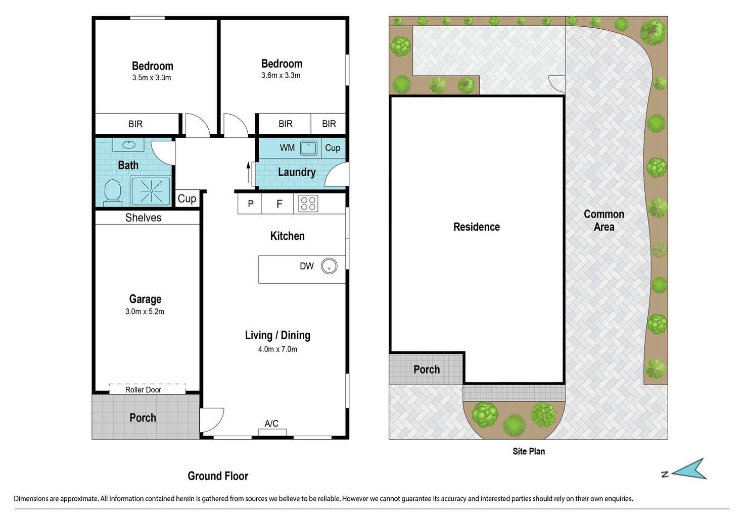 Floorplan of Homely unit listing, 1/172 Roslyn Road, Belmont VIC 3216