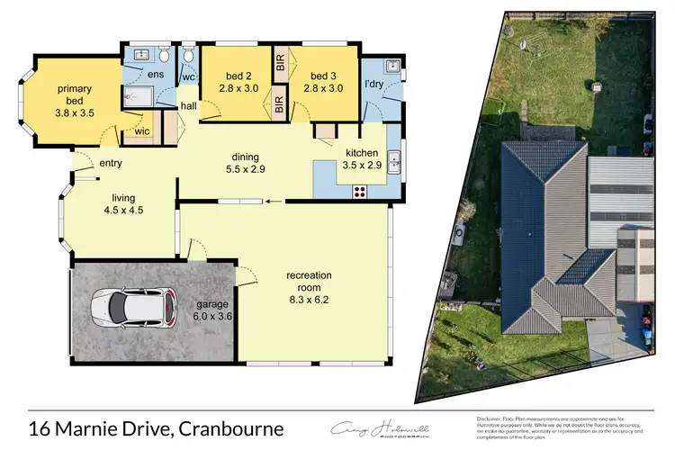 Floorplan of Homely house listing, 16 Marnie Drive, Cranbourne West VIC 3977