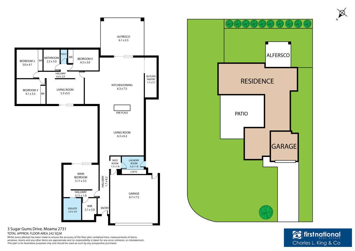 Floorplan of Homely house listing, 3 Sugargums Drive, Moama NSW 2731
