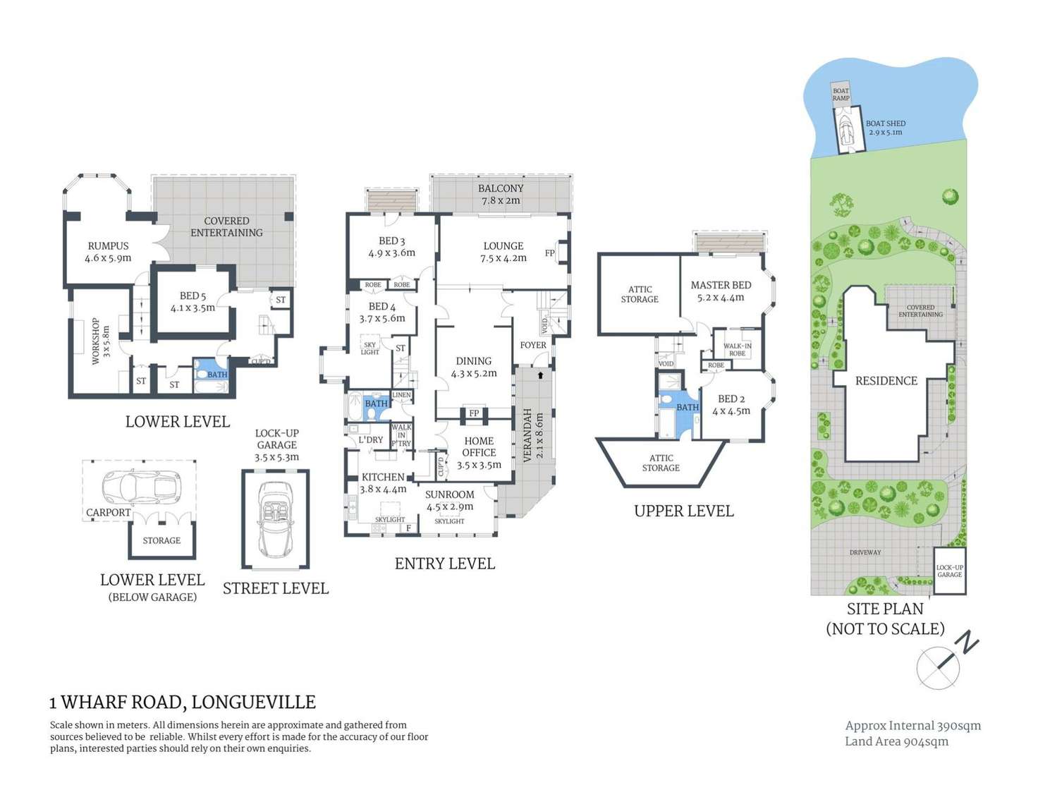 Floorplan of Homely house listing, 1 Wharf Road, Longueville NSW 2066