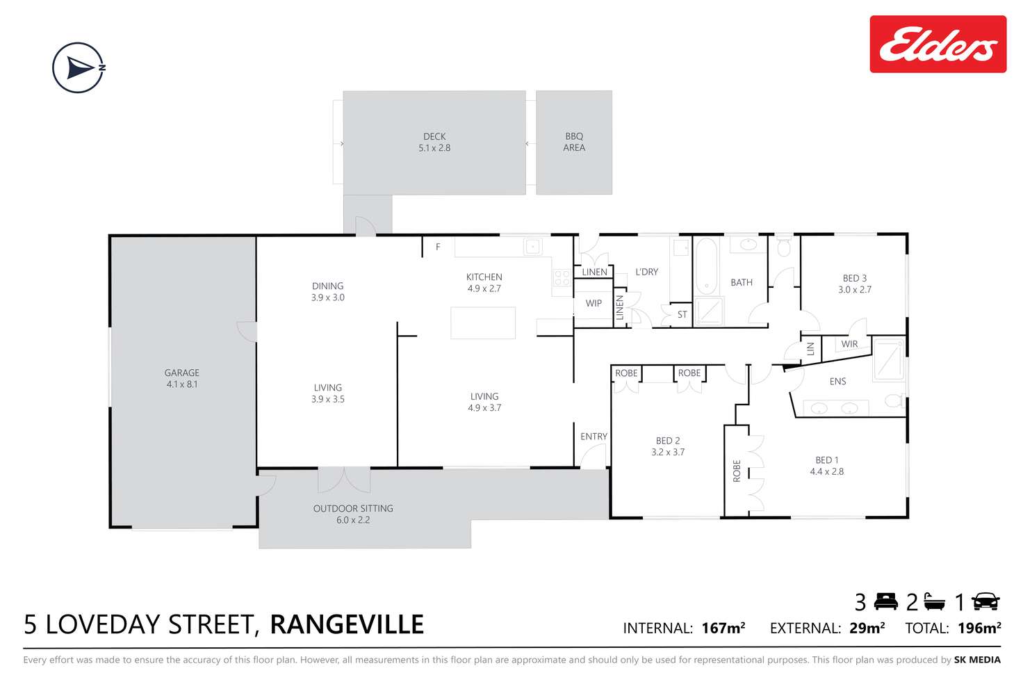 Floorplan of Homely house listing, 5 Loveday Street, Rangeville QLD 4350