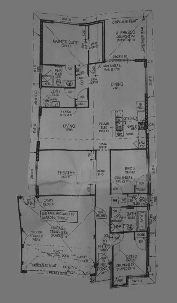 Floorplan of Homely house listing, 32 Burdekin Turn, Hilbert WA 6112