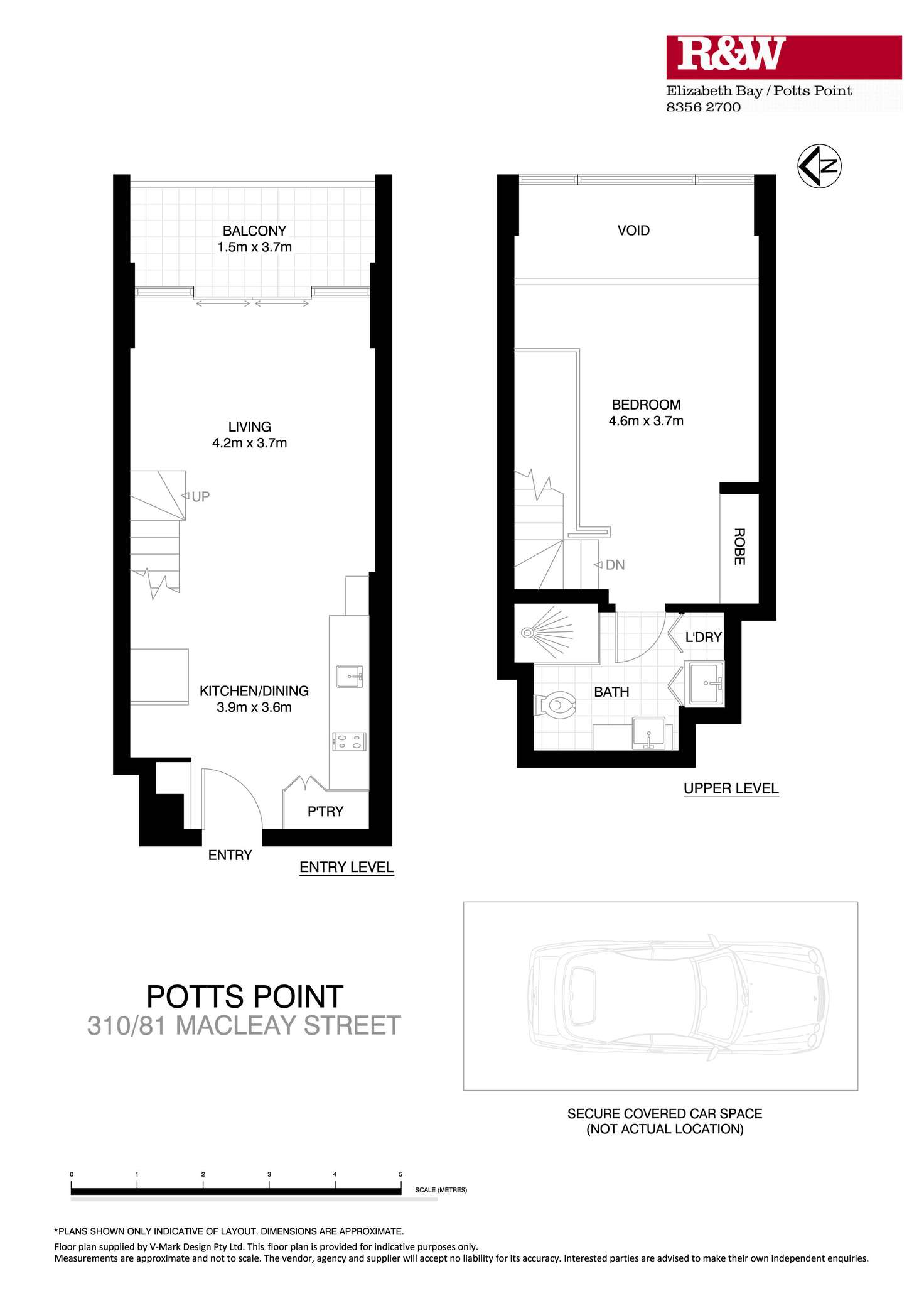 Floorplan of Homely apartment listing, 310/81 Macleay Street, Potts Point NSW 2011