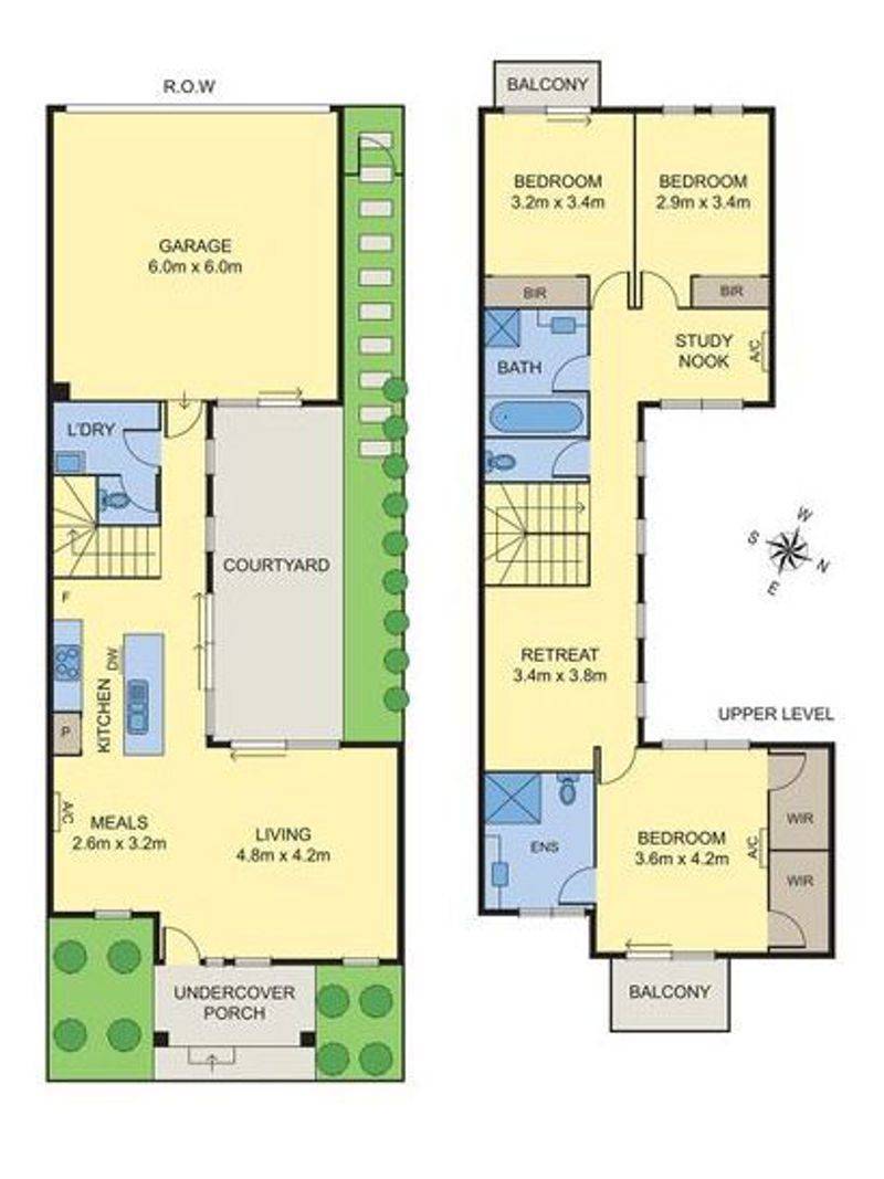 Floorplan of Homely townhouse listing, 21 Champions Parade, Wollert VIC 3750
