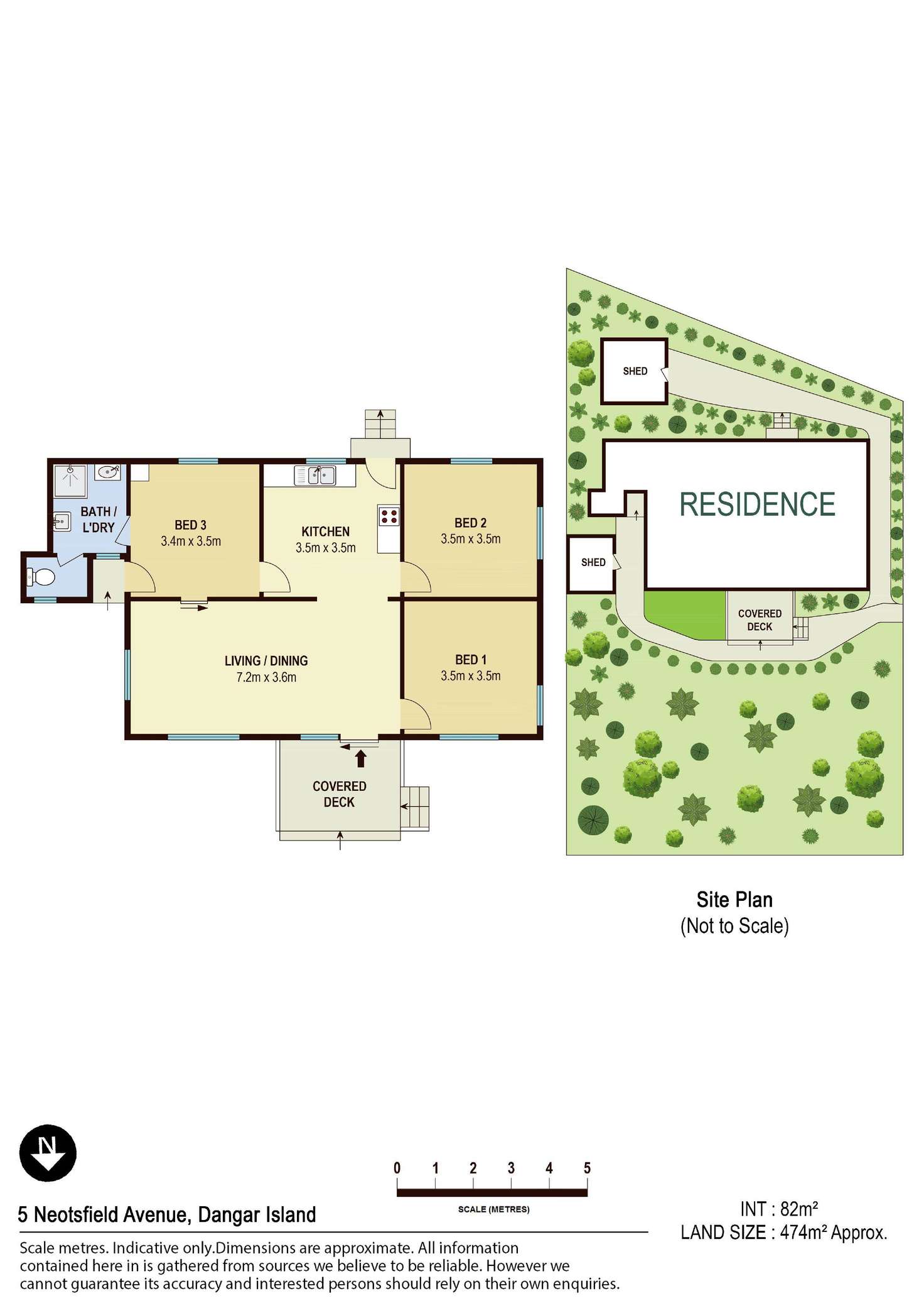Floorplan of Homely house listing, 5 Neotsfield Avenue, Dangar Island NSW 2083
