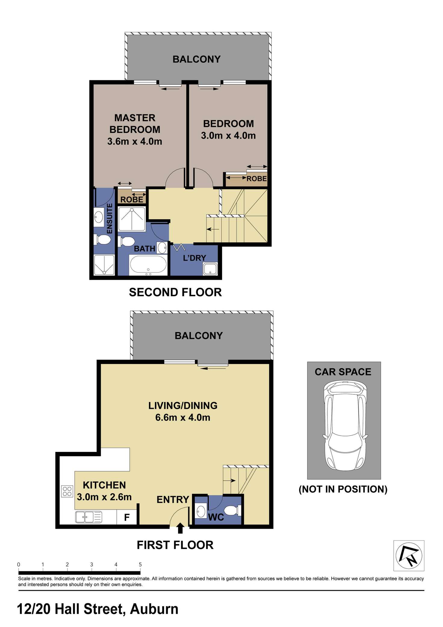 Floorplan of Homely unit listing, 12/20-22 Hall Street, Auburn NSW 2144
