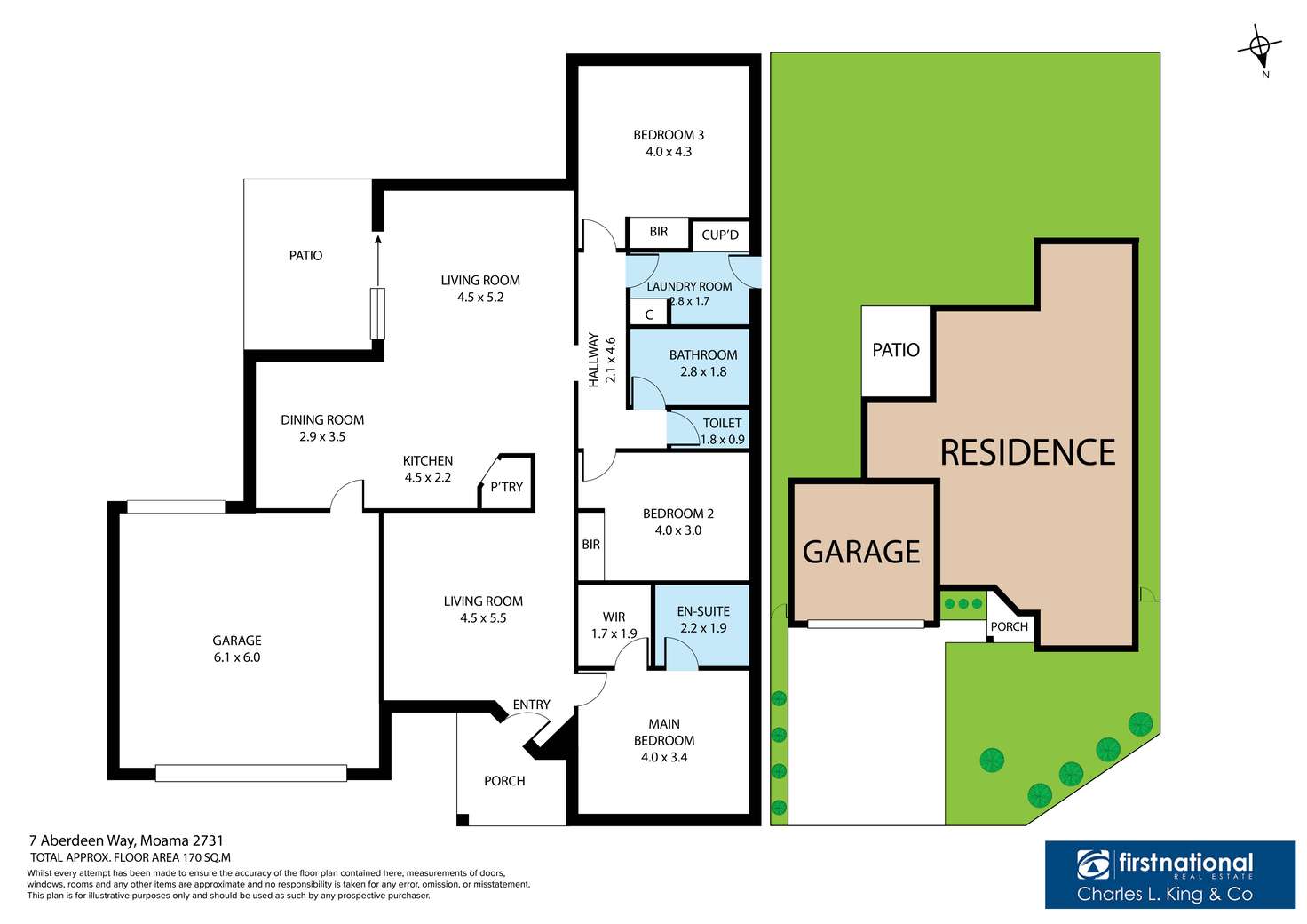 Floorplan of Homely house listing, 7 Aberdeen Way, Moama NSW 2731