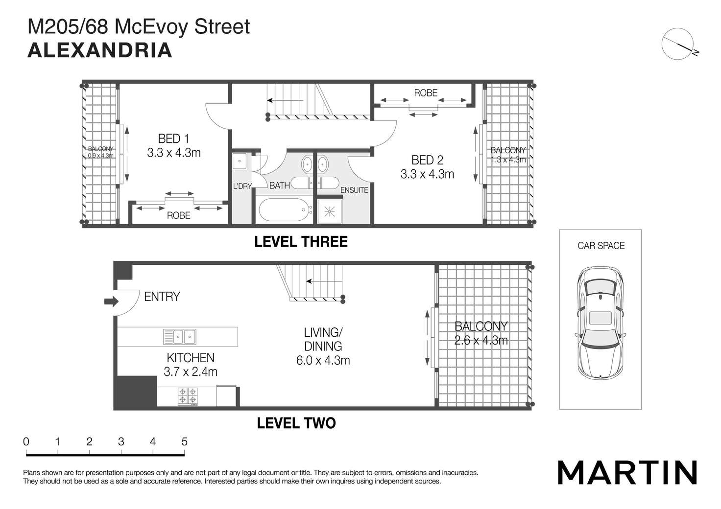 Floorplan of Homely apartment listing, M205/68 McEvoy Street, Alexandria NSW 2015