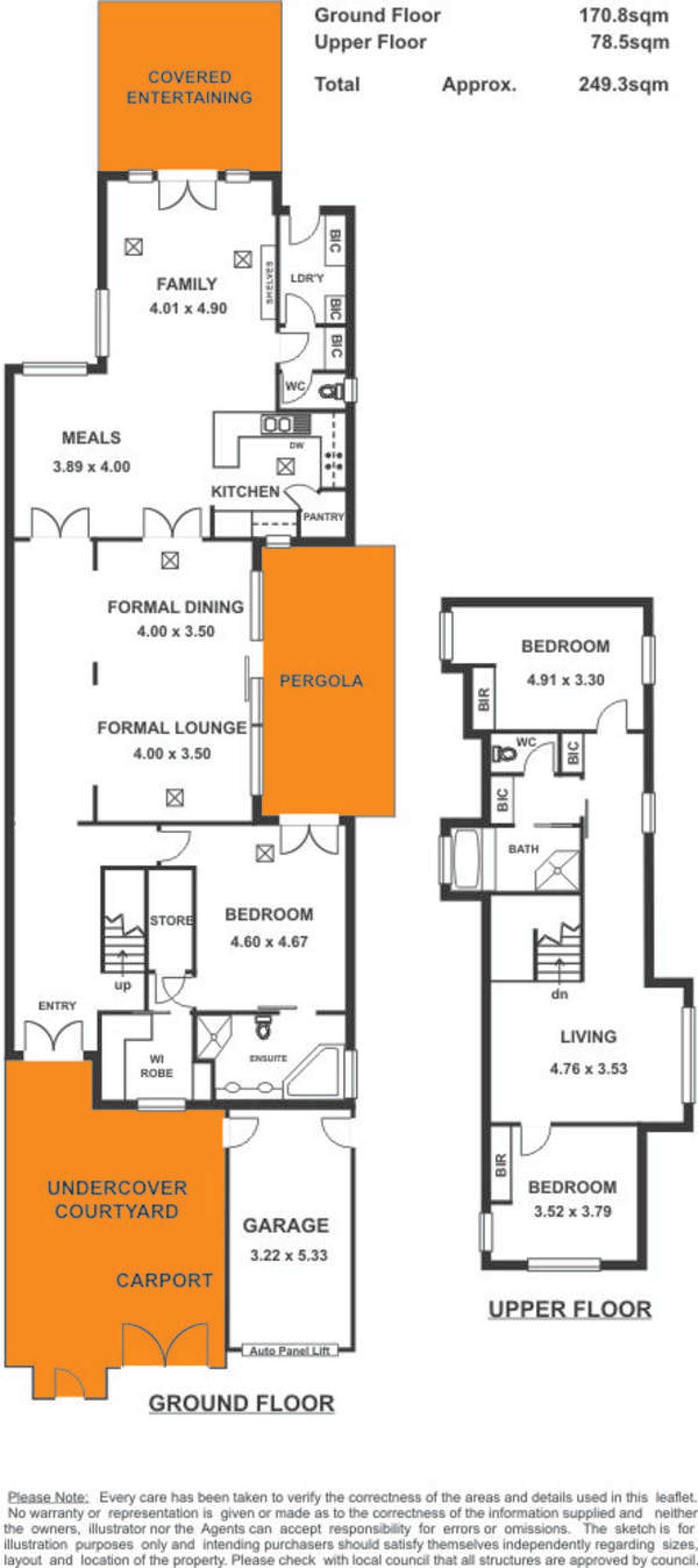 Floorplan of Homely house listing, 146B Second Avenue, Royston Park SA 5070