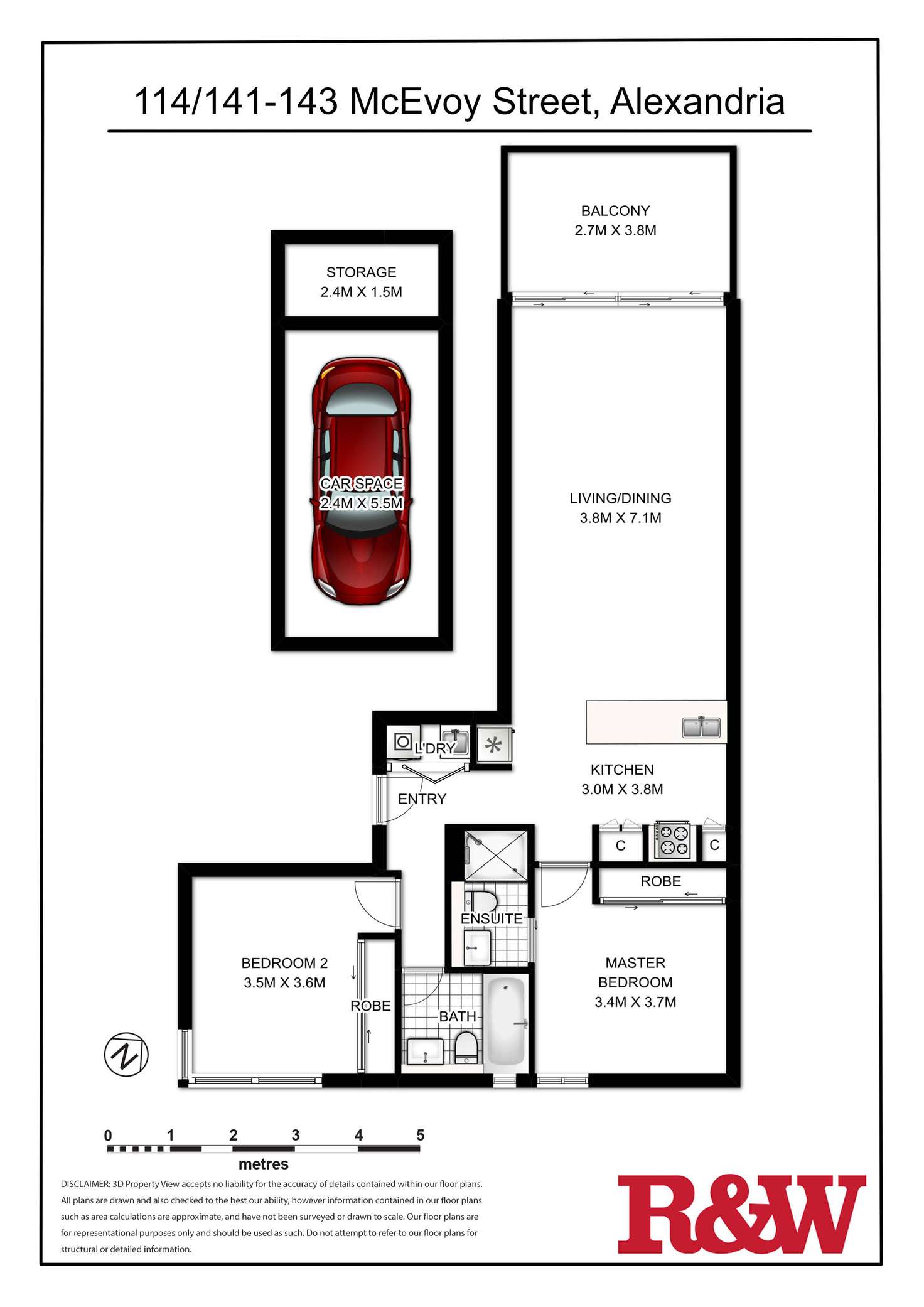 Floorplan of Homely apartment listing, 114/141-143 McEvoy Street, Alexandria NSW 2015