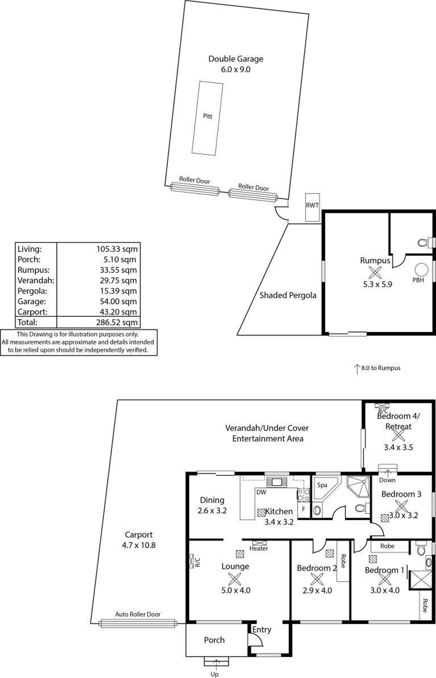 Floorplan of Homely house listing, 11 Clacton Road, Dover Gardens SA 5048