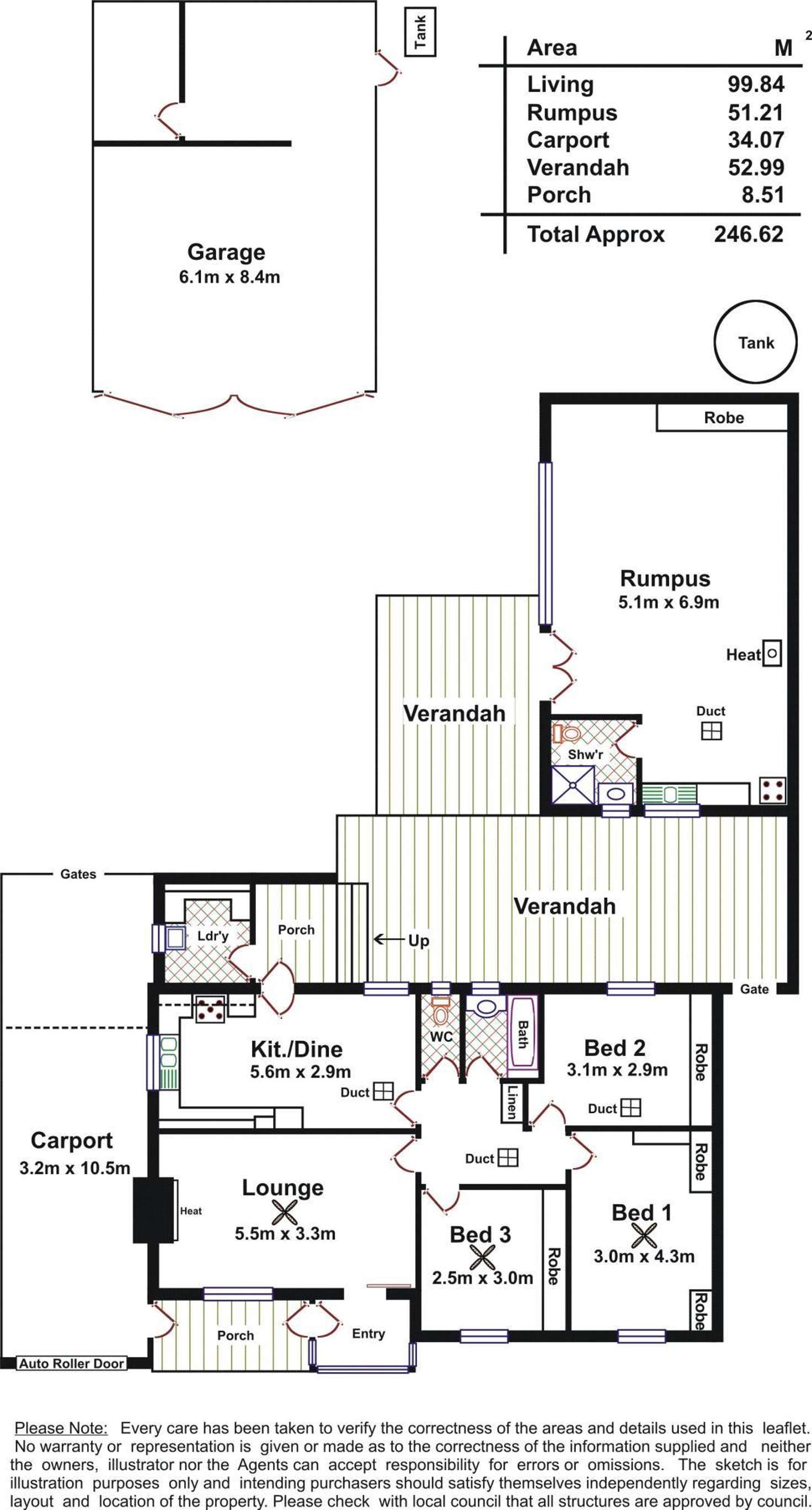 Floorplan of Homely house listing, 14 Bennett Street, Brighton SA 5048