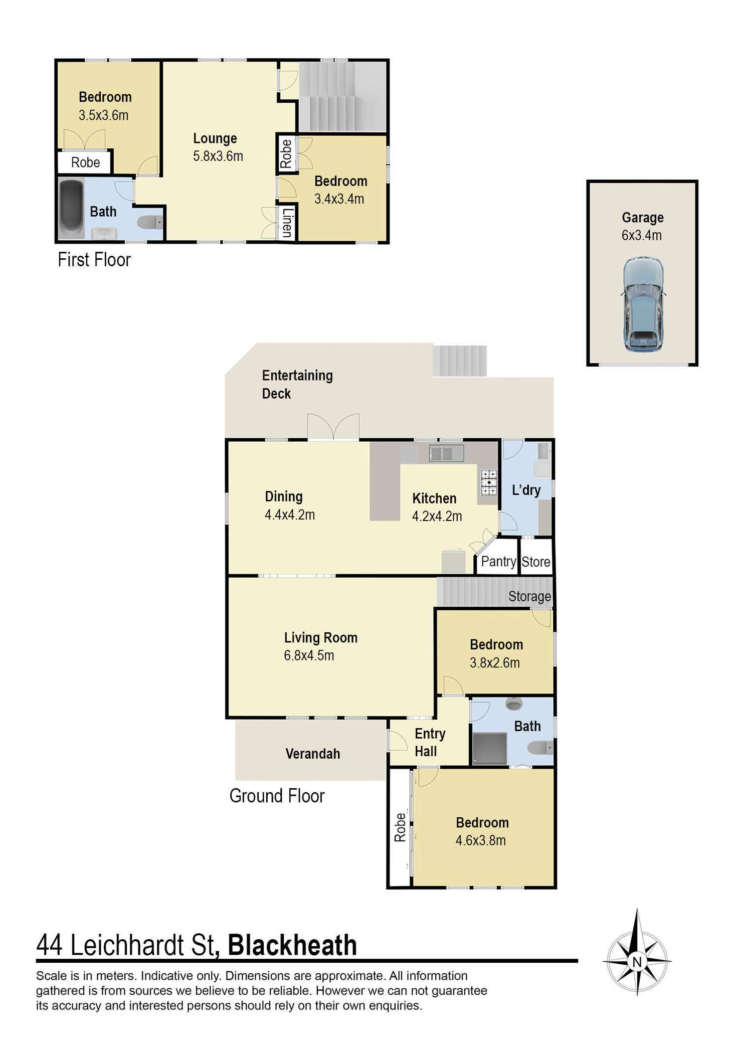 Floorplan of Homely house listing, 44 Leichhardt Street, Blackheath NSW 2785