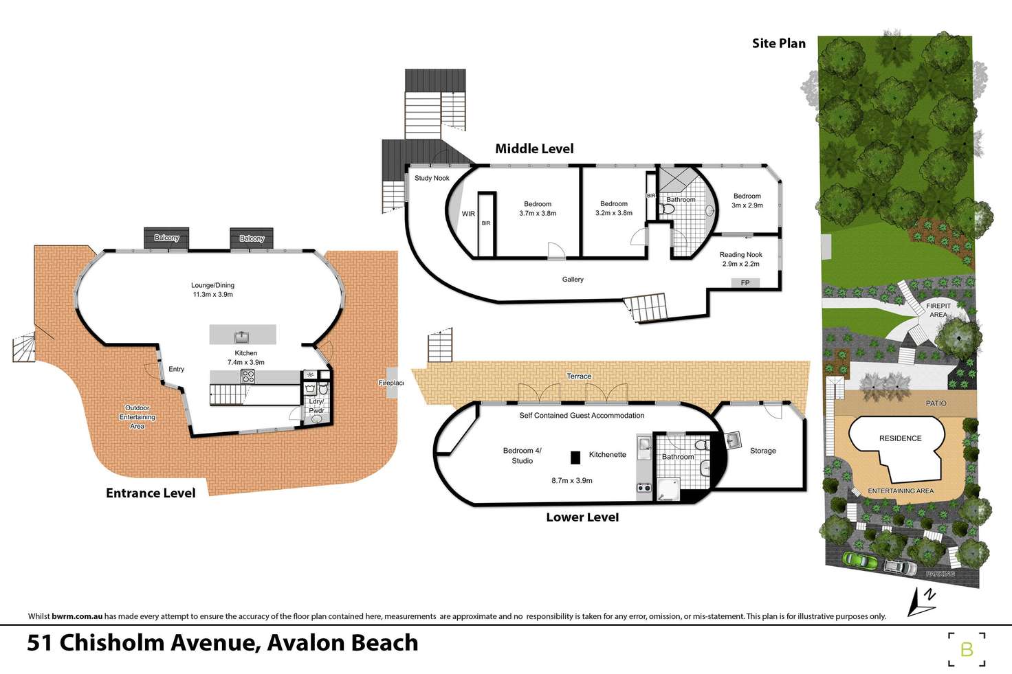 Floorplan of Homely house listing, 51 Chisholm Avenue, Avalon Beach NSW 2107