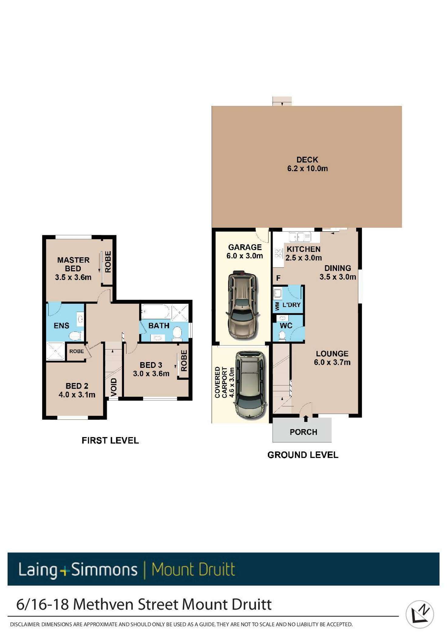Floorplan of Homely townhouse listing, 6/16-18 Methven Street, Mount Druitt NSW 2770