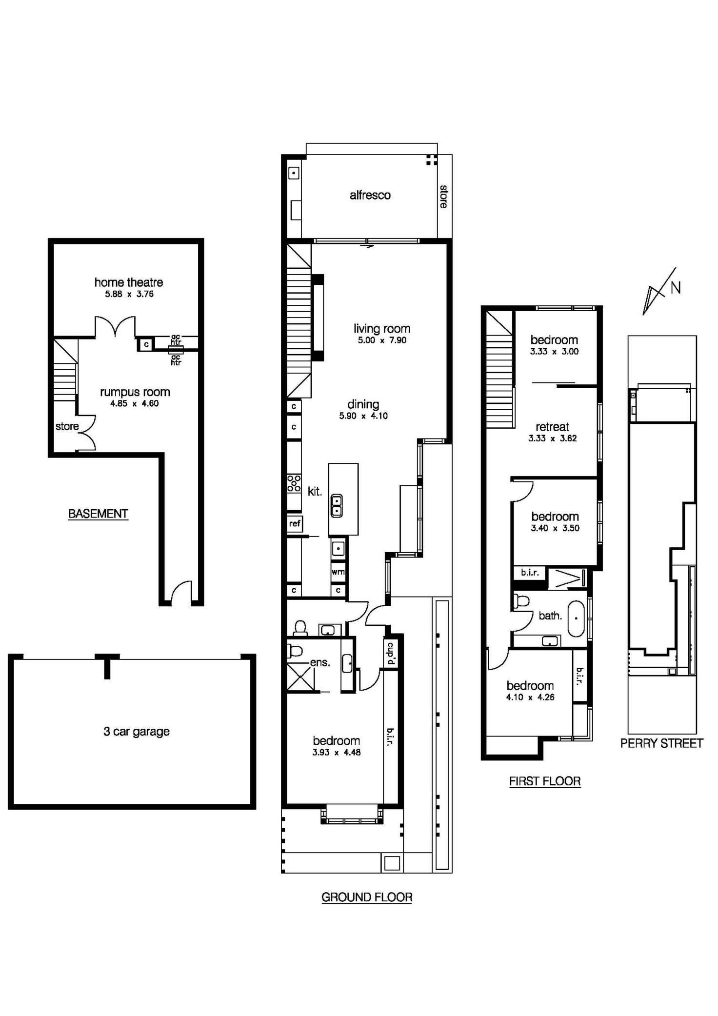 Floorplan of Homely house listing, 27A Perry Street, Williamstown VIC 3016