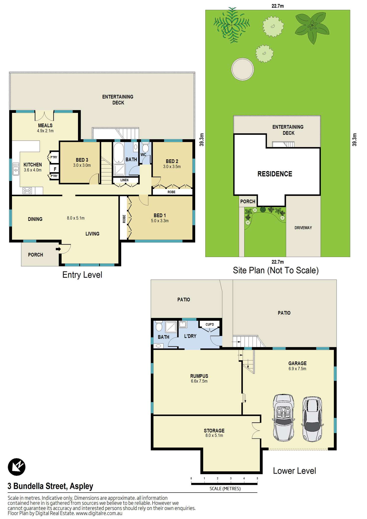 Floorplan of Homely house listing, 3 Bundella Street, Aspley QLD 4034