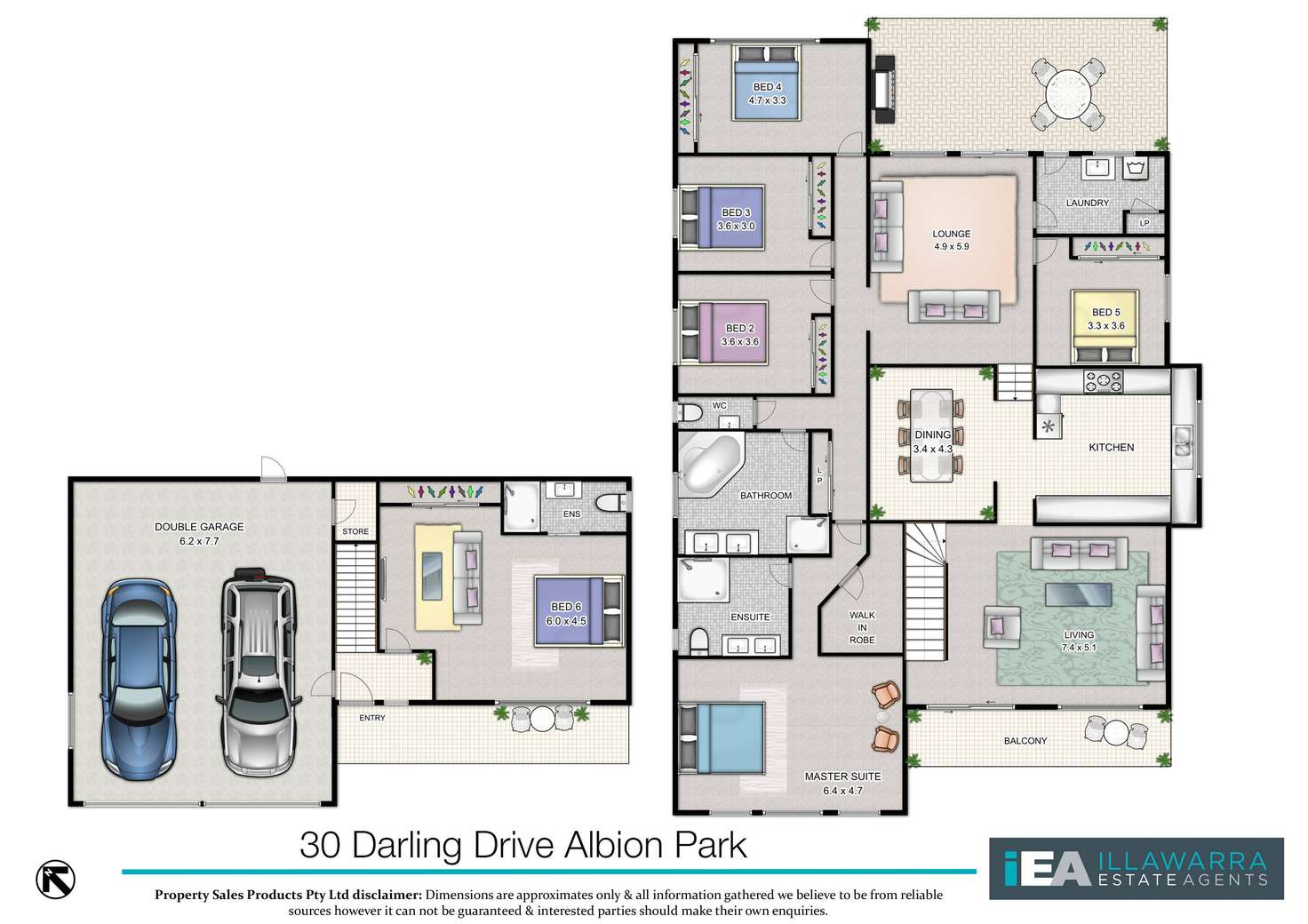 Floorplan of Homely house listing, 30 Darling Drive, Albion Park NSW 2527