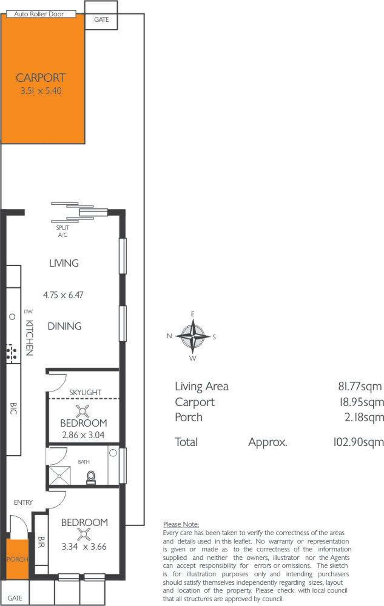 Floorplan of Homely apartment listing, 3 MacKenzie Circuit, Mawson Lakes SA 5095