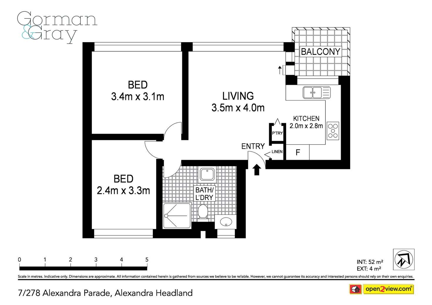 Floorplan of Homely unit listing, 7/278 Alexandra Parade, Alexandra Headland QLD 4572