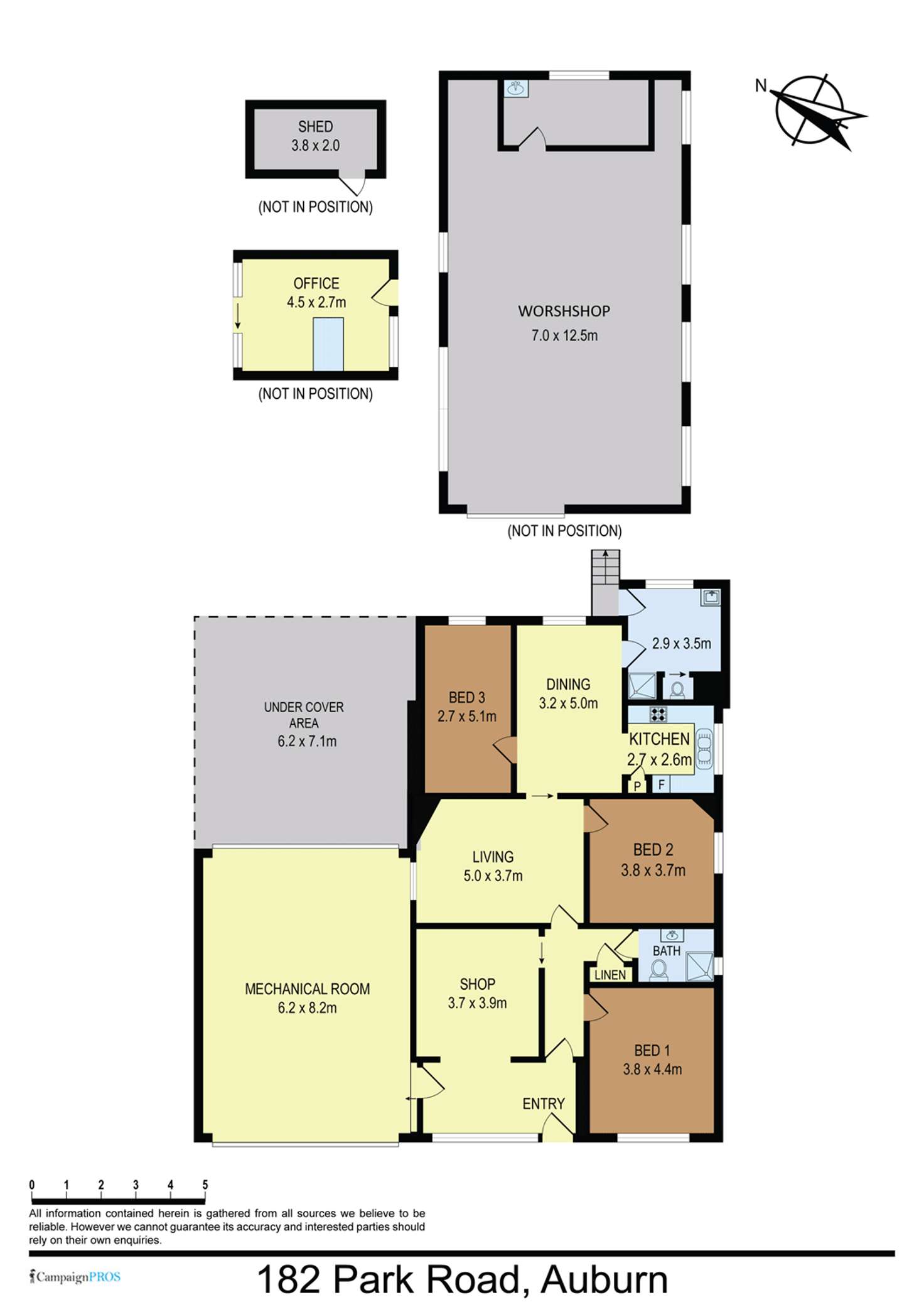 Floorplan of Homely house listing, 182 Park Road, Auburn NSW 2144