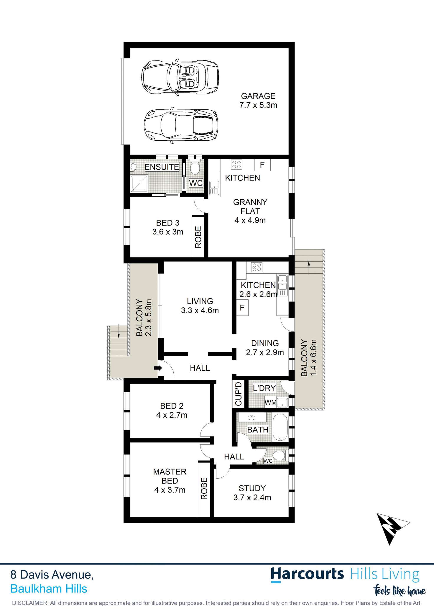 Floorplan of Homely house listing, 8 Davis Avenue, Baulkham Hills NSW 2153