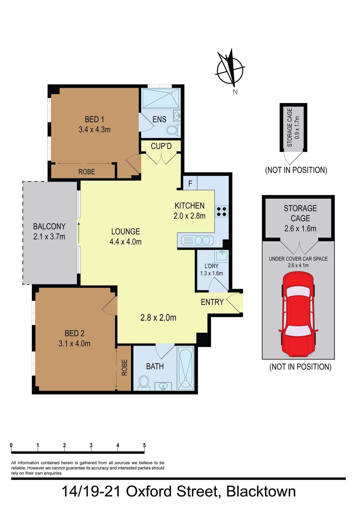 Floorplan of Homely apartment listing, 14/19-21 Oxford Street, Blacktown NSW 2148